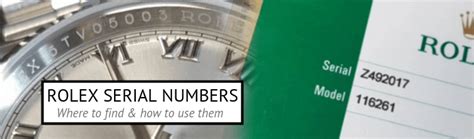 come certificare un rolex|rolex watch serial number verification.